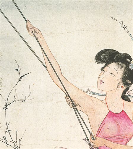 中沙-胡也佛的仕女画和最知名的金瓶梅秘戏图